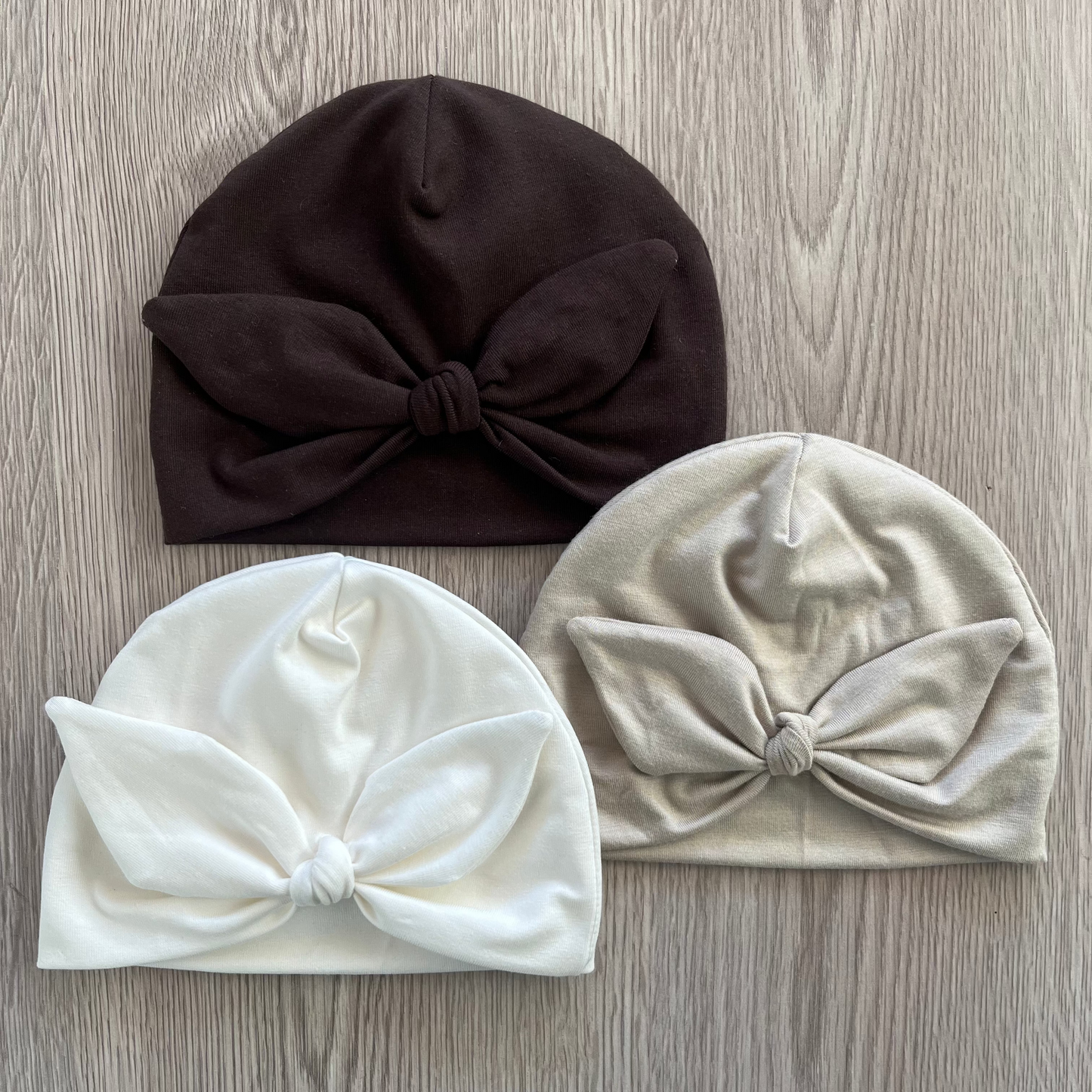 Turbanmössa med rosett