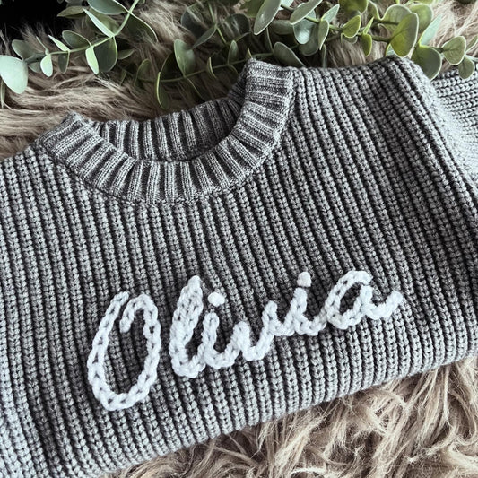 Namntröja Grå