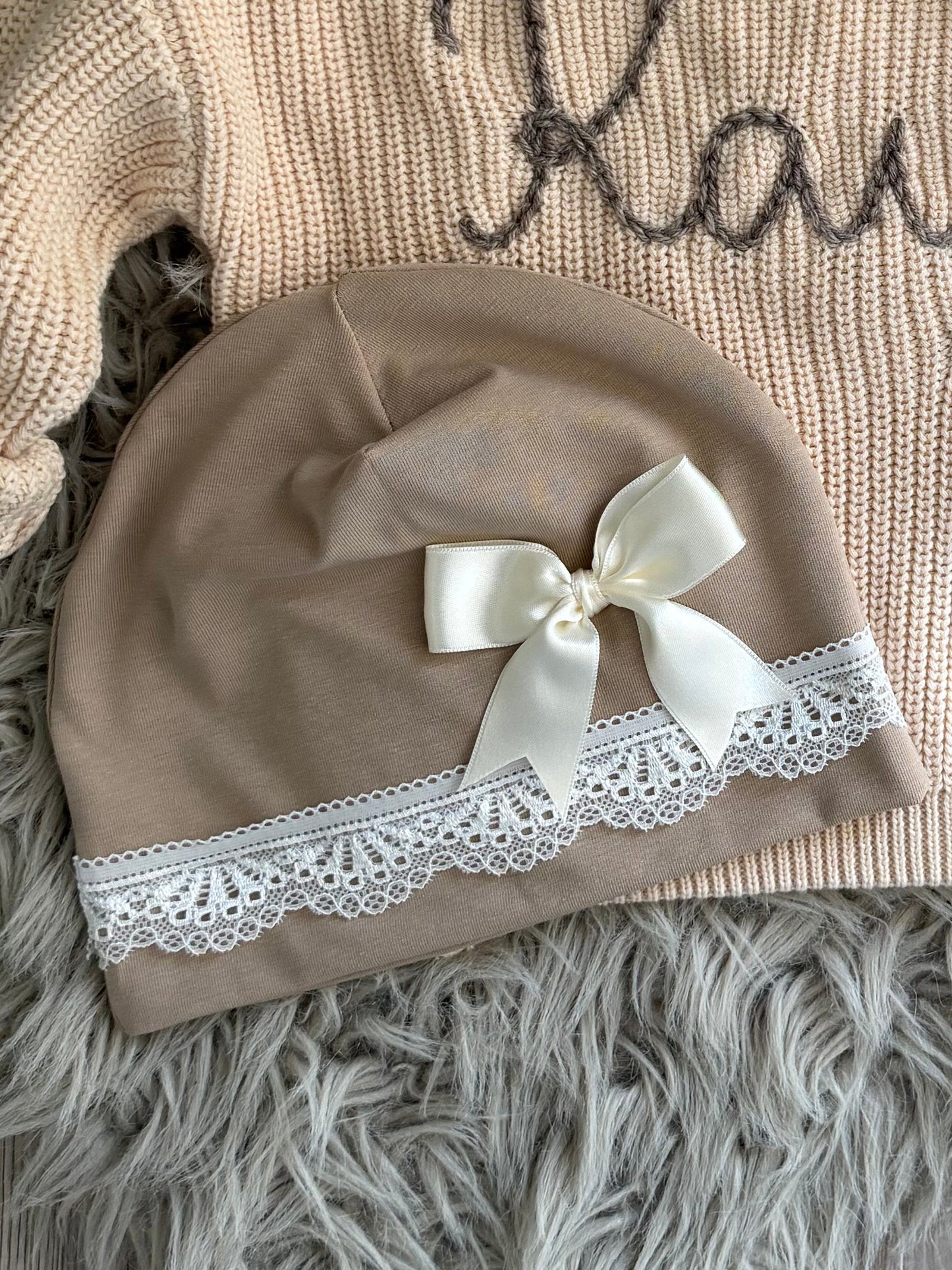 Mössa "Mills" Beige
