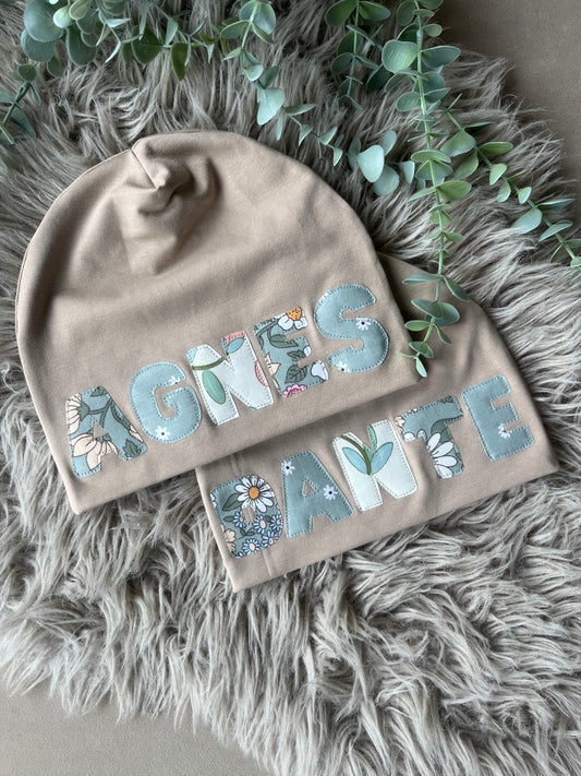 Namnmössa Beige